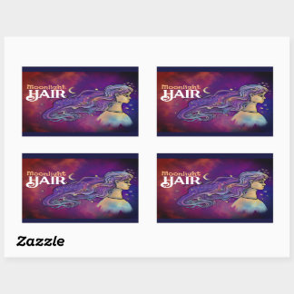 Stickers affaires cheveux et ongles clair de lune