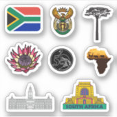 Stickers Afrique du Sud (Devant)