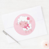 Stickers Agneau rose (Enveloppe)