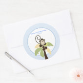 Stickers Ahoy Mate Monkey Favor 3 pouces (Enveloppe)