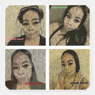 Stickers Ahsek Novel Book Series