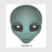 Stickers Aliens amusant Halloween Stickers Alien D (Feuille)