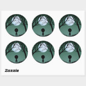 Stickers Aliens amusant Stickers Alien Halloween (Feuille)