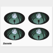 Stickers Aliens amusant Stickers Alien Halloween (Feuille)