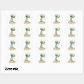 Stickers ALIENS Rond (Feuille)