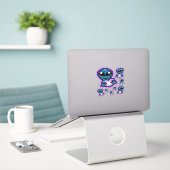 Stickers Aliens trans et fiers (Ordinateur portable sur le bureau)