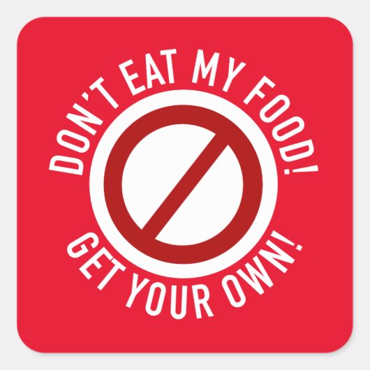 Stickers alimentaires anti-colocation (Devant)