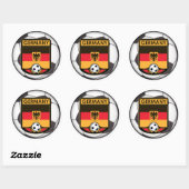 Stickers Allemagne de soccer (Feuille)