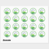 Stickers Alligator Preppy Moderne (Feuille)