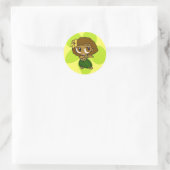 Stickers "Aloha Honeys" en lt. jaune (Sac)