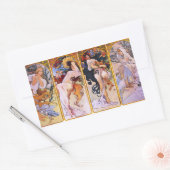 Stickers Alphonse Mucha Four Seasons (Enveloppe)