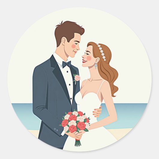 Stickers Amour mariage (Devant)