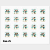 Stickers Amour Mariage Plage (Feuille)