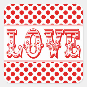 Stickers Amour pour les cadeaux de Saint Valentin 