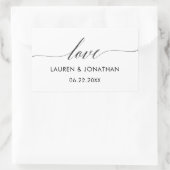 Stickers Amour, Stickers Favor Mariage, Mariage (Sac)