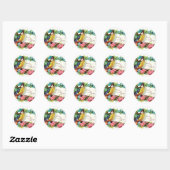 Stickers Amour vintage - Petit Oiseau (Feuille)