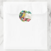 Stickers Amour vintage - Petit Oiseau (Sac)