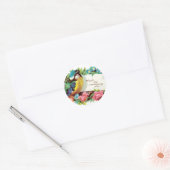 Stickers Amour vintage - Petit Oiseau (Enveloppe)