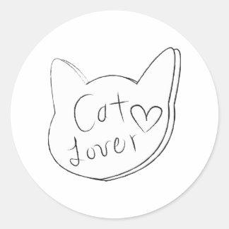 Stickers amoureux de les chats