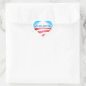 Stickers Amoureux d'Obama (Sac)