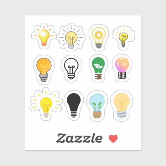 Stickers ampoule (Feuille)