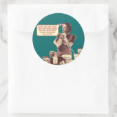 Stickers amusant - Retro Mom Sleepytime Cake (Sac)