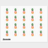 Stickers ananas tropicaux (Feuille)