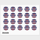 Stickers Ancres Red Polka Dot (Feuille)