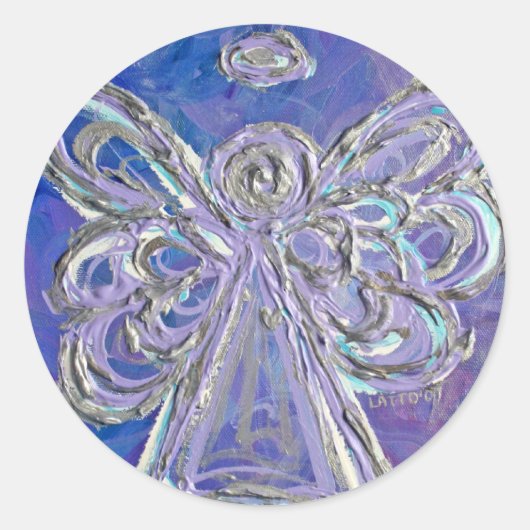 Stickers Ange Violet (Devant)