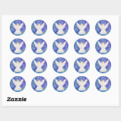 Stickers Angel de Noël (Feuille)
