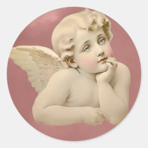 Stickers Angel Round