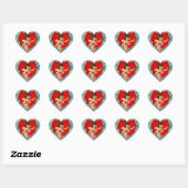 Stickers Angel Valentine vintage (Feuille)