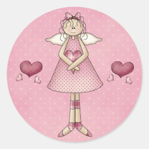 Stickers Angel Valentine's Day