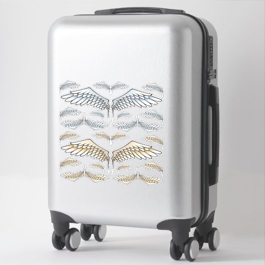 Stickers Angel Wings Set (Sur valise)