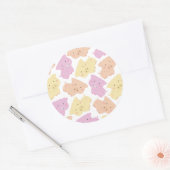 Stickers animaux de ferme de petits cochons mignon (Enveloppe)