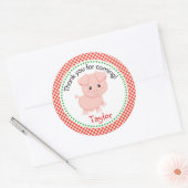 Stickers Animaux de ferme de porc -Arrière - plan  (Enveloppe)