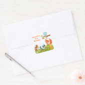 Stickers animaux en bois mignons (Enveloppe)