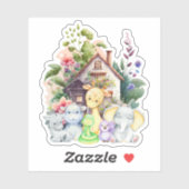 Stickers Animaux mignons (Feuille)