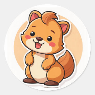 Stickers animaux mignons