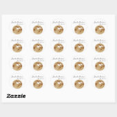 Stickers Anneaux d'or (Feuille)