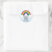 Stickers Anniversaire Arc-en-ciel Favoriser Sticke (Sac)
