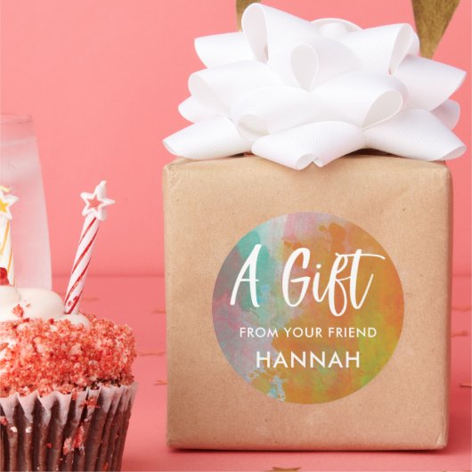 Stickers Anniversaire Arc-en-ciel pour filles (Fête)