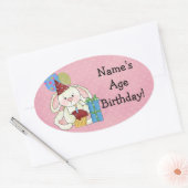Stickers Anniversaire Bunny mignon (Enveloppe)