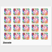 Stickers Anniversaire de Candyland (Feuille)