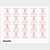 Stickers Anniversaire de Donut rose (Feuille)