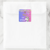 Stickers Anniversaire de la licorne | Rainbow Unic (Sac)