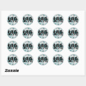 Stickers Anniversaire Disco Ball Dancers (Feuille)