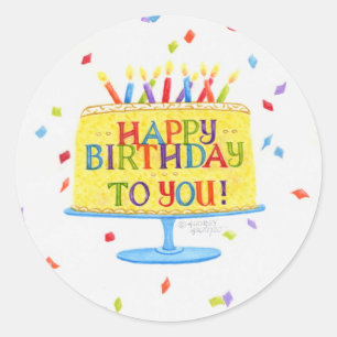 Stickers Anniversaire Joyeux Anniversaire À Vous G