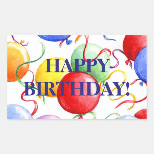 Stickers Anniversaire Joyeux Ballons Anniversaire