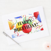 Stickers Anniversaire Joyeux Ballons Anniversaire (Enveloppe)